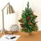 2ft. Pre-Lit Pine Artificial Potted Christmas Tree with Pinecone & Berries, Clear LED Lights